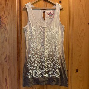 Soft, gorgeous Johnny Was ombre dress EUC